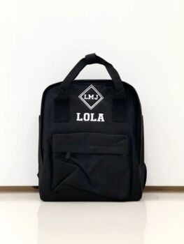 Personalised Twin Handle Mini Square Backpack, 3 of 12