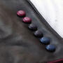 Soft Black Leather Gloves With Colour Detail, thumbnail 3 of 7