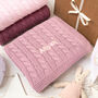 Luxury Girls Dawn Pink Baby Blanket, thumbnail 1 of 10