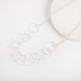 Silver Colour Interlinked Hoop Circle Necklace, thumbnail 3 of 3
