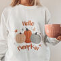 Hello Pumpkin Adult Jumper, thumbnail 1 of 5