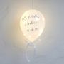 Personalised Wedding Hanging Pearlescent Balloon Light, thumbnail 2 of 4