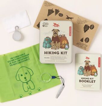 A Dogs Hiking Kit Gift In A Tin, 4 of 4