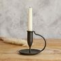 Nero Iron Candle Holder, thumbnail 1 of 4