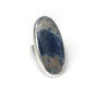 Sodalite Gemstone Ring Set In Sterling Silver, thumbnail 3 of 5