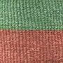 Coral And Green Duo Colour Block Basket, thumbnail 4 of 8