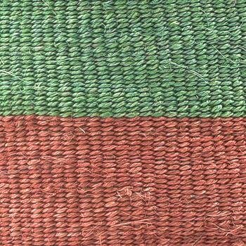 Coral And Green Duo Colour Block Basket, 4 of 8