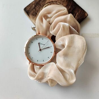 Handmade Pink Changeable Elastic Women Wristwatch, 6 of 7