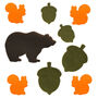 Spring Woodlands Multi Coloured Self Adhesive Down Jacket Self Adhesive Repair Patches For Down Jackets Or Sleeping Bags Bear Squirrel, thumbnail 1 of 6