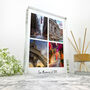 Personalised Freestanding Four Photo Grid Giant Crystal Block 19.5cm X 14cm Portrait, thumbnail 4 of 7
