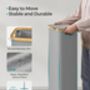 Slim Laundry Basket Hamper With Lid, thumbnail 6 of 8