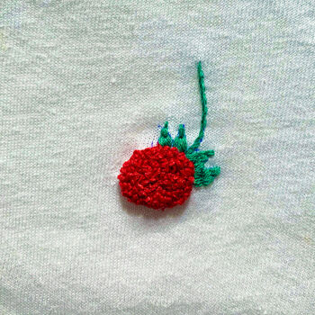 Bespoke Embroidered Fruit Linen Napkin, 9 of 9