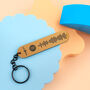 Personalised Shimmer Spotify Code Initials Keyring Set, thumbnail 1 of 4