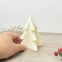 White Christmas Tree Candle Christmas Decoration, thumbnail 5 of 5