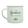 Gardener's Tea Break Enamel Mug, thumbnail 4 of 4