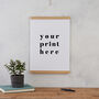 Monochrome Calligraphy 'Sun Will Rise' Typography Print, thumbnail 4 of 4