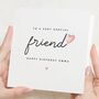 Best Friend Personalised Birthday Card For Her, thumbnail 1 of 8