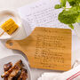 Father's Day Handwriting BBQ Recipe Chopping Board, thumbnail 8 of 11
