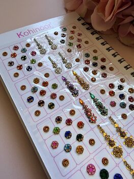 Fancy Assorted Designs Six Page Bindi Booklet, 2 of 10