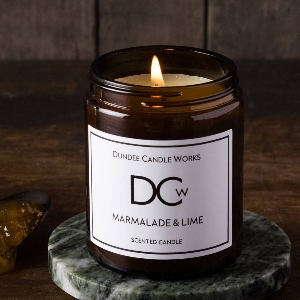Marmalade + Lime Coconut Wax Scented Candle 180ml By Dundee Candle ...