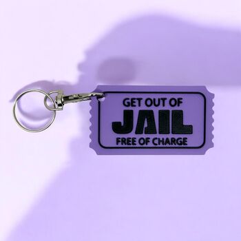 Arcade Ticket Funny And Offensive Novelty Keyrings, 7 of 10