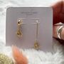Mis Match Mid Century Star 18ct Gold Plated Earrings, thumbnail 2 of 2