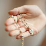 Rosary Chain Heart Necklace, thumbnail 6 of 6