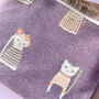 Spy Cat Cashmere Blend Scarf, thumbnail 7 of 12