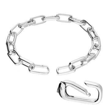 Hinged Link Bespoke Sterling Silver Charm Bracelet, 6 of 7