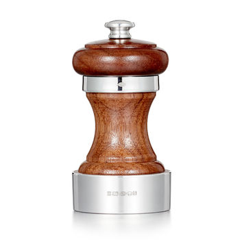 Sterling Silver And Walnut Peugeot Peppermill, 2 of 4