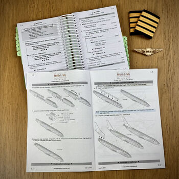 Airbus A320 Ceo Wingfence Model Plane Personalised Wooden Kit, 12 of 12