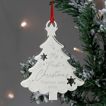 'My First Christmas' Christmas Tree Decoration, 2 of 2