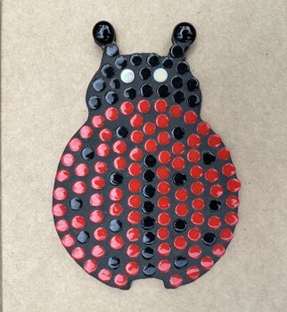 Child's Mosaic Ladybug Craft Kit, 3 of 3