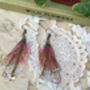 Autumnal Rainbow Fairy Wing Earrings, thumbnail 1 of 1