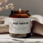 Aquarius Birthday Gift Funny Candle Zodiac Gift, thumbnail 5 of 7