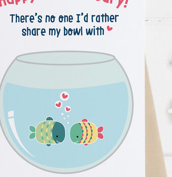 Funny Fishbowl Anniversary Card, 3 of 3