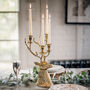 Gold Stag Taper Candle Holder, thumbnail 1 of 3