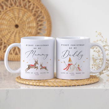 Personalised First Christmas Mug – New Nanny, Grandad, Grandma Or Grandparent Gift, 3 of 9