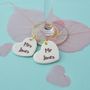 Personalised Wedding Gift Glass Charms, thumbnail 2 of 3