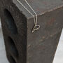 Personalised Silver Initial Letter Charm Necklace, thumbnail 9 of 12