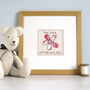 Personalised Embroidered Flower Picture Gift For Her, thumbnail 5 of 12