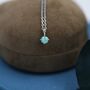 Green Opal Pendant Necklace In Sterling Silver, thumbnail 2 of 12