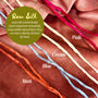 Amulet Charm Pendant On Silk Necklace, thumbnail 5 of 12