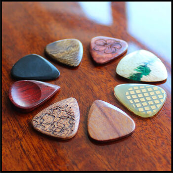 Father's Day Tin + Eight Acoustic Guitar Picks, 4 of 8