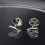 Gear Shift Cufflinks Silver Driving Enthusiast Gift For Him, thumbnail 2 of 6