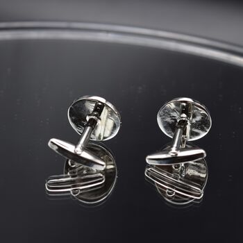 Gear Shift Cufflinks Silver Driving Enthusiast Gift For Him, 2 of 6