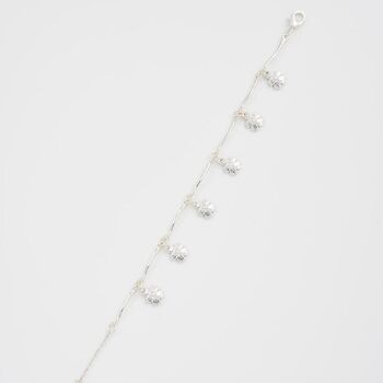 Forget Me Not Silver Bracelet, 4 of 7