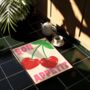 Bon Appetit Cherry Kitchen Wall Art Print, thumbnail 5 of 7