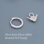 Highland Cow Huggie Hoops In Sterling Silver, thumbnail 3 of 10