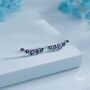 Sterling Silver Sapphire Blue Droplet Cz Cluster Crawler Earrings, thumbnail 1 of 12
